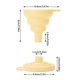 thumbnail image 3 of Xihbxyly oferta del dia Embudo de cocina, embudos para llenar botellas, embudo de grado alimenticio, embudos de cocina plegables para transferir botellas de agua, 3 of 7
