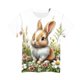 thumbnail image 3 of Cultivo de Manga Corta Superior Pascua Impresa Cuello Redondo Casual Versátil para Niños Niños Camisa de Manga Corta Tee Gráfica para 3-14 Años, 3 of 5