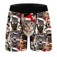 thumbnail image 4 of EliteGoogv Funny Boxers for Men Graphic Underwear Novelty print Christmas Men Shorts Beige XL, 4 of 4