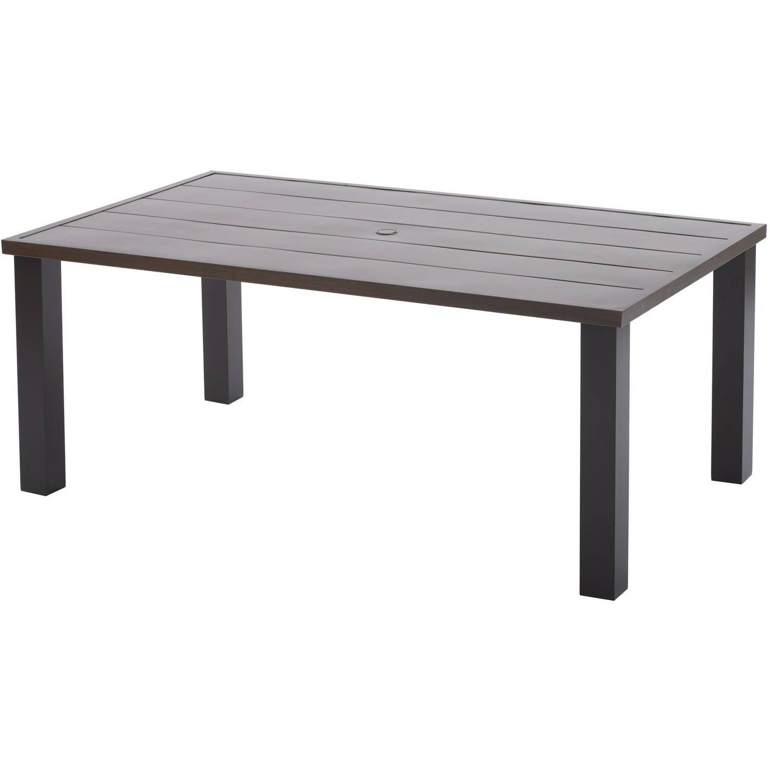 Better Homes And Gardens Camrose Farmhouse Mix Match Dining Table Com - Farmhouse Steel Outdoor Patio Dining Table