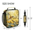 thumbnail image 5 of ALAZA Butterfly and Sunflowers Lunch Box Insulated Lunch Bag Reusable Thermal Cooler Tote School Picnic, 5 of 6