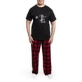 thumbnail image 5 of CafePress - Soccer Christmas Snowman Men's Dark Pajamas - Men's Dark Loose Fit Cotton Pajama Set, 5 of 7