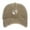 Khaki, variant on Mens Baseball Caps Washed Baseball Cap Heart Paw Print Adjustable Womens Sun Hat Outdoor Running Workouts Activities Black One Size
