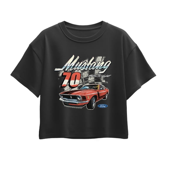 Ford - Mustang 70 - Youth Girls Boxy T-Shirt