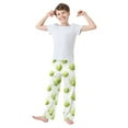 thumbnail image 3 of joogoo Watercolor Tennis Balls Pajama Pants Pj Bottoms Sleepwear Lounge XL, 3 of 9