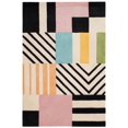 thumbnail image 2 of SAFAVIEH Fifth Avenue Bronagh Geometric Area Rug, Ivory/Black, 4' x 6', 2 of 7