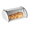 thumbnail image 1 of Home Basics BB40200 Boîte à Pain en Acier Inoxydable Blanc&amp;44;, 1 of 1