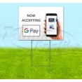 thumbnail image 1 of Android Pay (18" x 24") Yard Sign, Includes Metal Step Stake, 1 of 6
