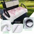 thumbnail image 5 of Golf Cart Seat Covers for 2 Seater,Pink Eucalyptus Leaves Microfiber Cart Seat Towel Blanket,Summer Botanical Watercolor Absorbent Breathable Non Slip Bench Seats Protector for Golf Course 51"x31", 5 of 9