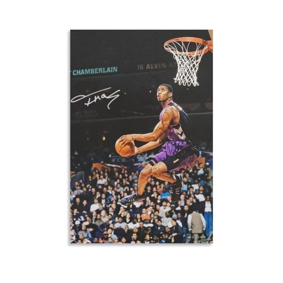 Tracy McGrady Canvas Poster Canvas Wall Art Prints Poster Gifts Photo Picture Painting Posters Room Decor Home Decorative 24x36inch(60x90cm)