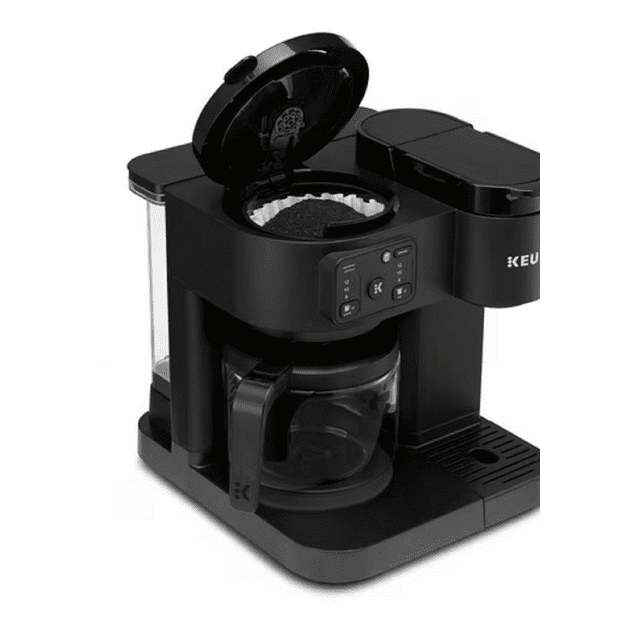 Remis à Neuf Keurig K-Duo Essentials Cafetière à Portion Individuelle Chaude et Glacée pour Dosettes K-Cup et Carafe, 2e Gén.