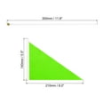 thumbnail image 2 of Green Flag Stick, Hand Held Small Mini DIY Flag 8.2x5.5 Inch Triangle Pack of 20, 2 of 5