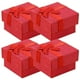 thumbnail image 1 of Caja joyas roja elegante VelvCarmine 4Pzas Carmín 4x4x2.5cm Cartón Joyero., 1 of 3