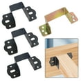 thumbnail image 5 of Goodhd 2X U Shaped Bed Connecting Connector Brackets Fixings Components Centre Support, 5 of 5