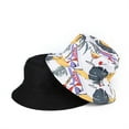 thumbnail image 4 of Casual Wear Fisherman Hat Reversible Bucket Hat For Girls Funny Fashion Colorful Print Bucket Hat Stylish Pattern, 4 of 20