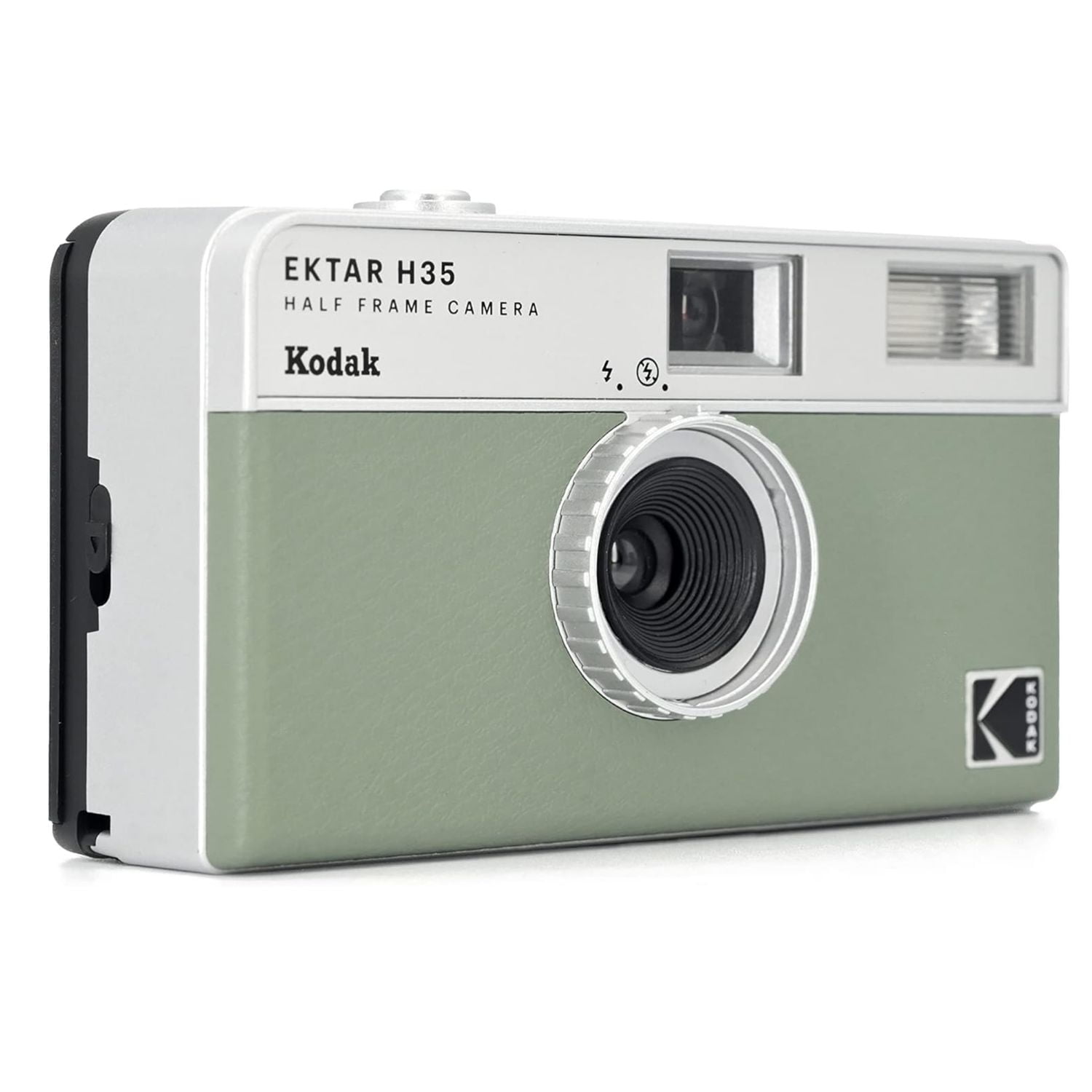 KODAK EKTAR H35 Half Frame Film camera, 35mm, Reusable, Focus-Free,  Lightweight, Easy-to-Use (Sage) (Film AAA Battery are not Included)
