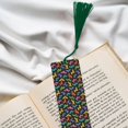 thumbnail image 6 of Kdxio Colorful Geometric Dog Print Metal Tassel Bookmarks,Perfect Gift for Art Lovers and Bookworms Metal Bookmarks for Women, 6 of 8