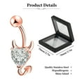 thumbnail image 2 of MesaSe Belly Rings Shiny Belly Button Ring Belly Button Piercing Surgical Steel Piercing Jewelry, 2 of 8