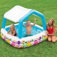 thumbnail image 3 of Intex Ocean Scene Kiddie Pool With Shade Canopy & Ocean Play Kiddie Pool & Games, 3 of 8