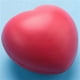thumbnail image 1 of 5X Bola del Alivio del Estres Cardiaco Rojo, 1 of 5