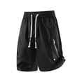 thumbnail image 5 of Cargo Shorts for Men Summer Casual Elastic Waist Loose Fit Breathable Knee Length Work Shorts with Pockets, 5 of 6