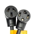 thumbnail image 3 of Parkworld 3' Cord Power Cable with 14-30P to 10-50R Splitter Cord, Black, 3 of 3