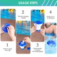 thumbnail image 3 of Floating Chlorine Dispenser, Automatic Chlorine Doser, Floating Spa Doser, Chlorine Diffuser, Swimming Pool Chemical Dispenser (with Thermometer), 3 of 5