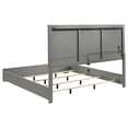 thumbnail image 4 of Ives 5-piece Eastern King Bedroom Set Grey High Gloss, 4 of 20