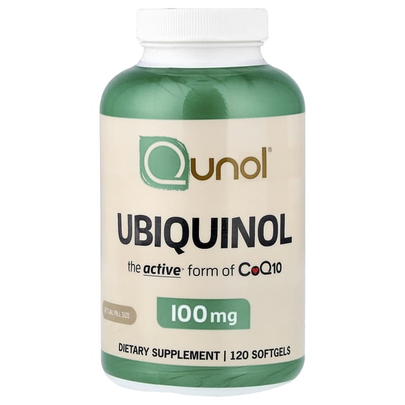 Qunol Ubiquinol, 100 mg, 120 Softgels