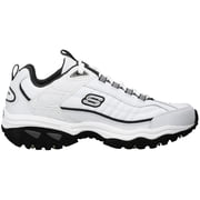 Skechers Energy Afterburn Lace-Up Sneakers, Mens Athletic Shoes with Leather and Mesh Upper