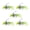 Green, variant on 5pcs Fly Popping Lures for Trout Salmon Fly Fishing Fly Baits Artificial Baits Popping Lure