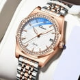 thumbnail image 3 of Chenxi Women Watches Top Brand Luxury Quartz Waterproof Clock Ladies Rose Gold Stainless Steel Wristwatch Relogio Feminino - Quartz Wristwatches, 3 of 7
