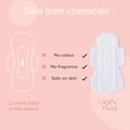 thumbnail image 5 of Nua Ultra-Safe Sanitary Pads For Women | 12 Ultra Thin Pads | Medium-XL | Safe on Skin | Toxic-Free & Rash-Free | Unscented | 50% Wider Back | Leakproof | With 12 Secure Shield Covers| Made Safe, 5 of 6