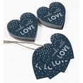 thumbnail image 5 of Inkdotpot Pack Of 100 Made With Love Wedding Favor Paper Tags Craft Real Silver Foil Hang Tags, 5 of 6
