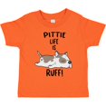 thumbnail image 3 of Inktastic Pittie Life is Ruff Spotted Pit Bull Boys or Girls Toddler T-Shirt, 3 of 5