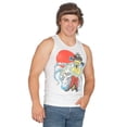 thumbnail image 4 of Big Trouble Little China Fu Manchu Adult White Tank Top, 4 of 7
