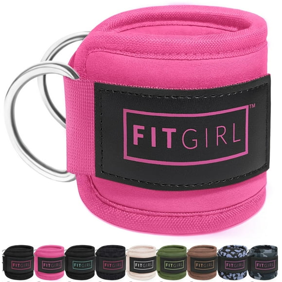 Correa de tobillo FITGIRL para máquinas de cable y bandas de resistencia