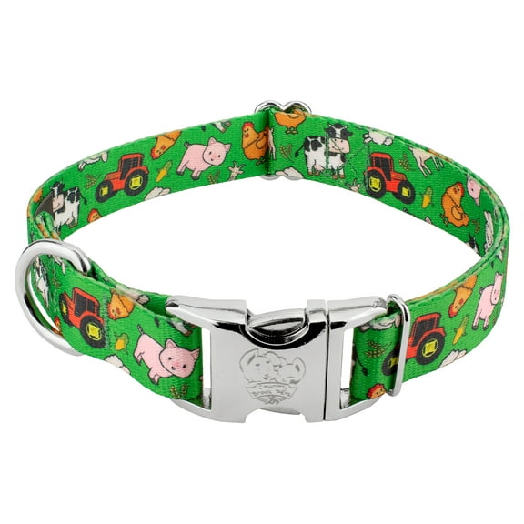 Country Brook Petz® Premium Farm Life Y'all Dog Collar, Medium
