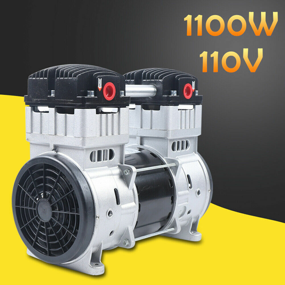 DENEST 7CFM Silent Air Pump Compressor Head Small Air Mute Oilless Vacuum Pump 1100W
