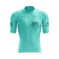 thumbnail image 1 of Maillot de Cyclisme Bike Forever Cyan - 5TG, 1 of 3