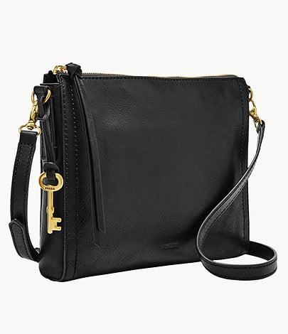 Fossil Ladies BlackEmma EW Crossbody 
