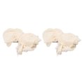 thumbnail image 1 of Ramie Bath Pouf, 2pcs Exfoliating Mesh Bath Scrunchies  for Home Use, 1 of 8