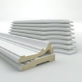 thumbnail image 4 of Ekena millwork 94 1/2"L (Adjustable 32"H to 36"H) Ashford Scalloped Panel Traditional Wainscot Paneling Kit, 4 of 10