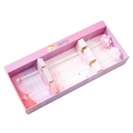 

2Pcs Glass Stirring Sticks Reusable Stirrers Swizzle Stick for Cocktail Chocolate Milk Juices
