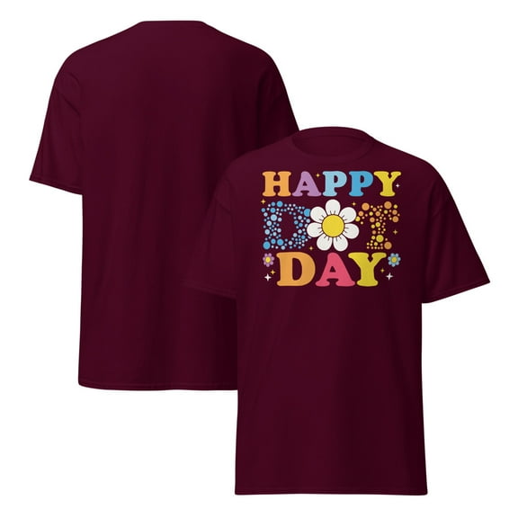 Happy Dot Day T-Shirt, International Dot Day Tee (Maroon, S)