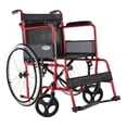 thumbnail image 1 of Silla De Ruedas De Lujo Plegable Compacta Todo Terreno Medical Store Rojo Medical Store SR809FRMS, 1 of 8