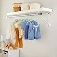 thumbnail image 2 of Juvale 24-Pack Light Blue Velvet Hangers - Kid Hangers with Clips - 360 Degree Swivel Hook & Space-Saving Design - 12 x 8 in, Light Blue, 2 of 9