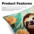 thumbnail image 2 of Sloth Chair Pillow Covers Set of 2 Throw Pillow Decorative Pillows Velvet with Unique Patterns for Various Occasions - Available in 16x16, 18x18, and 20x20 Inches, 2 of 6