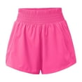 thumbnail image 6 of Wangmeiwg Women's Casual Pants Daily Wear Comfort Shorts Yoga Pants with Split Design Workouts Breathable Stretch fabric Hot Pink XXL, 6 of 7