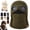 Brown, variant on Ribbed Knit Balaclava Beanie with Goggle-Style Eye Panels Stocking Knitted Unisex Winter Ski Hat Built in Goggles Comfy Warm Outdoor Cycling Skiing Hiking Covers Head Neck Face